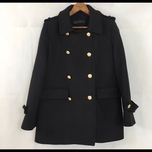 Zara double breast wool coat